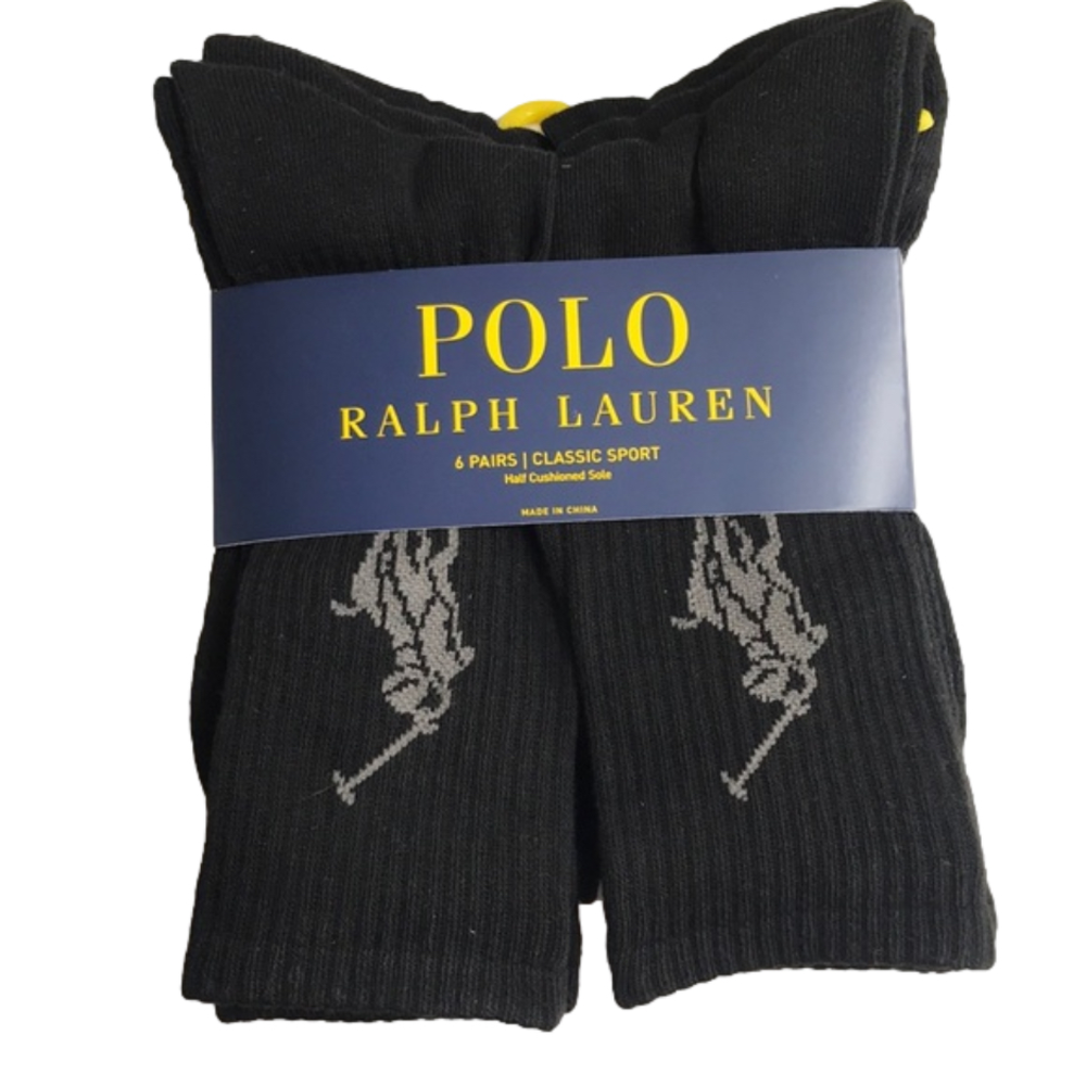 NWT Polo Ralph Lauren Classic Sports 6 pk